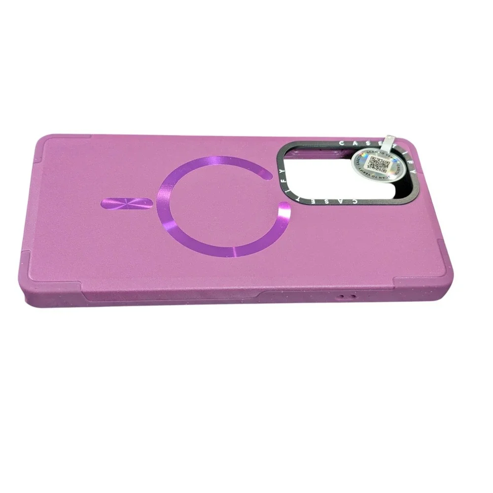 Oo6U‎ CASETiFY Force Case w/ Magsafe for Samsung Galaxy S25 ULTRA Mulberry USED